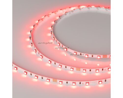Лента MINI-F60-5mm 24V RGB (6 W/m, IP20, 3535, 5m) (Arlight, узкая)