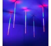 Светодиодная гирлянда ARD-ICEFALL-CLASSIC-D12-500-5PCS-CLEAR-72LED-LIVE RGB (230V, 6W) (Ardecoled, IP65)