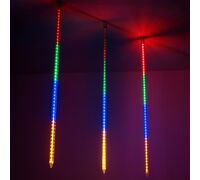 Светодиодная гирлянда ARD-ICEFALL-CLASSIC-D23-1000-CLEAR-96LED-LIVE RGB (230V, 1.5W) (Ardecoled, IP65)