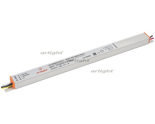 Блок питания ARV-24024-LONG-A (24V, 1A, 24W) (Arlight, IP20 Металл, 2 года)