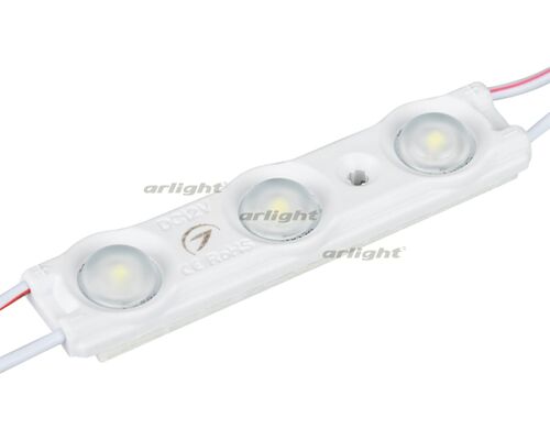 Модуль герметичный ARL-ORION-R15-12V Cool (2835, 3 LED) (Arlight, Закрытый)