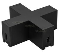 Коннектор крестовой NEO-CLIP-38-CON-X-BK (Arlight, IP40 Металл, 3 года)