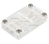 Коннектор прямой для ленты ARL-50000PV (15.5x6mm) прозрачный (Arlight, Пластик)