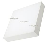 Светильник SP-QUADRO-S300x300-36W Warm3000 (WH, 120 deg, 230V) (Arlight, IP40 Металл, 3 года)