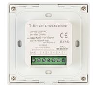 Панель SMART-P34-DIM-IN White (230V, 0-10V, Sens, 2.4G) (Arlight, IP20 Пластик, 5 лет)