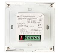 Панель SMART-P36-DIM-IN White (230V, 1.2A, TRIAC, Sens, 2.4G) (arlight, IP20 Пластик, 5 лет)