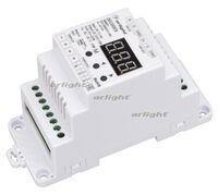 Декодер SMART-K23-DMX512-DIN (12-24V, 3x6A) (Arlight, IP20 Пластик, 5 лет)