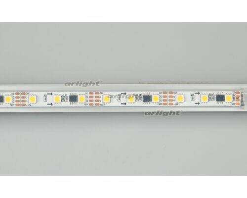 Лента SPI-5000P-5060-60 12V Cx3 Warm3000-Auto (12mm, 13.2W, IP66) (arlight, Закрытый, IP66)