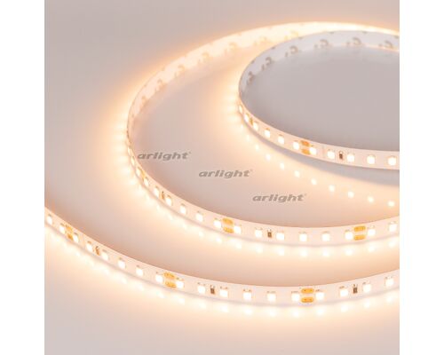 Лента RT-A120-8mm 24V Warm2700 (14.4 W/m, IP20, 2835, 5m) (Arlight, Открытый)