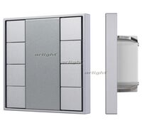 INTELLIGENT ARLIGHT Панель KNX-223-8-GREY (BUS) (IARL, IP20 Металл, 3 года)