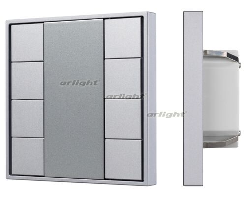 INTELLIGENT ARLIGHT Панель KNX-223-8-GREY (BUS) (IARL, IP20 Металл, 3 года)