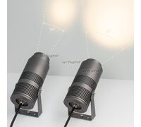 Светильник ALT-RAY-ZOOM-R89-25W Warm3000 (DG, 10-40 deg, 230V) (Arlight, IP67 Металл, 3 года)