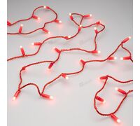 Светодиодная гирлянда ARD-STRING-CLASSIC-10000-RED-100LED-MILK-STD Red (230V, 7W) (Ardecoled, IP65)