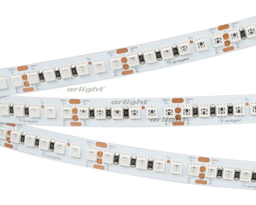Лента RT-G168-10mm 24V RGB (17.3 W/m, IP20, 3838, 5m) (Arlight, Открытый)