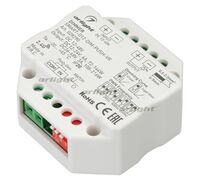 Диммер SMART-D12-DIM-PUSH-VR (12-48V, 1x6A, 2.4G) (Arlight, IP20 Пластик, 5 лет)