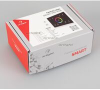 Панель Sens SMART-P83-RGB Black (230V, 4 зоны, 2.4G) (Arlight, IP20 Пластик, 5 лет)