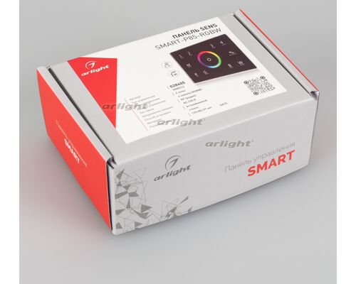 Панель Sens SMART-P85-RGBW Black (230V, 4 зоны, 2.4G) (Arlight, IP20 Пластик, 5 лет)