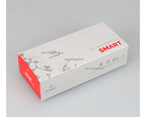 Декодер SMART-K56-DMX (230V, 3x1.5A, XLR3, 2.4G) (Arlight, IP40 Металл, 5 лет)