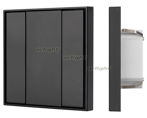 INTELLIGENT ARLIGHT Панель KNX-223-2-BLACK (BUS) (IARL, IP20 Пластик, 3 года)