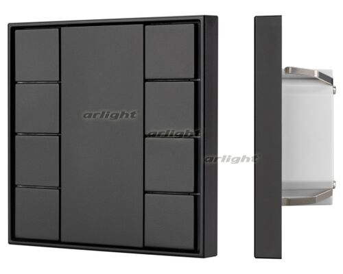 INTELLIGENT ARLIGHT Панель KNX-223-8-BLACK (BUS) (IARL, IP20 Пластик, 3 года)