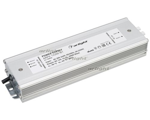 Блок питания ARPV-12200-B1 (12V, 16,7A, 200W) (Arlight, IP67 Металл, 3 года)