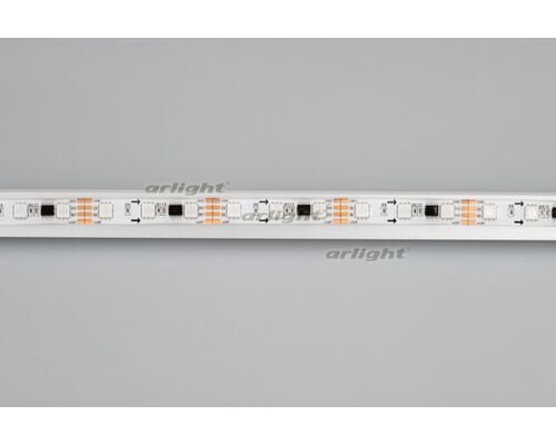 Лента SPI-5000SE-RAM-5060-60 12V Cx3 RGB-Auto (10mm, 12W/m, IP65) (arlight, Закрытый, IP65)