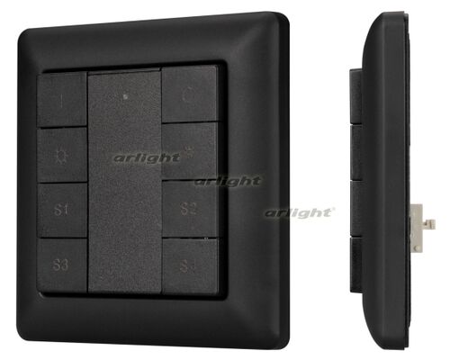 INTELLIGENT ARLIGHT Панель DALI-223-1G-4S-IN-BLACK (BUS) (IARL, -)