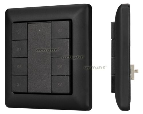 INTELLIGENT ARLIGHT Панель DALI-223-1G-8SC-IN-BLACK (BUS) (IARL, -)