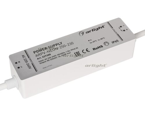 Блок питания ARPV-NEON-250-230 (230V, 1A, 250W) (Arlight, Закрытый)