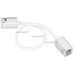 Коннектор питания ARL-MOONLIGHT-1712-CON-POWER-MID-WIRE-WH (Arlight, IP67 Пластик, 3 года)