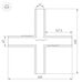 Крестовина SL-LINIA65-F (arlight, Металл)