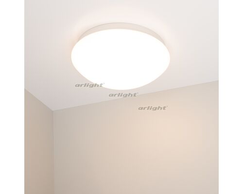 Светильник CL-MUSHROOM-R180-8W Warm3000 (WH, 120 deg, 230V) (Arlight, IP44 Пластик, 3 года)