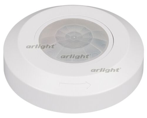 Датчик движения PRIME-PIR-SURFACE-R76-200W (230V, 0.87A, SLIM, IP20) (Arlight, Пластик)