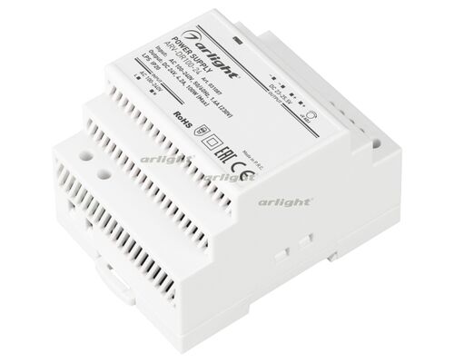 Блок питания ARV-DR100-24 (24V, 4.2A, 100W) (Arlight, IP20 DIN-рейка)