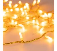 Светодиодная гирлянда ARD-STRING-CLASSIC-10000-YELLOW-100LED-MILK-STD Yellow (230V, 7W) (Ardecoled, IP65)