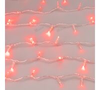 Светодиодная гирлянда ARD-STRING-CLASSIC-1000-CLEAR-100LED-PULSE Red (230V, 7W) (Ardecoled, IP65)