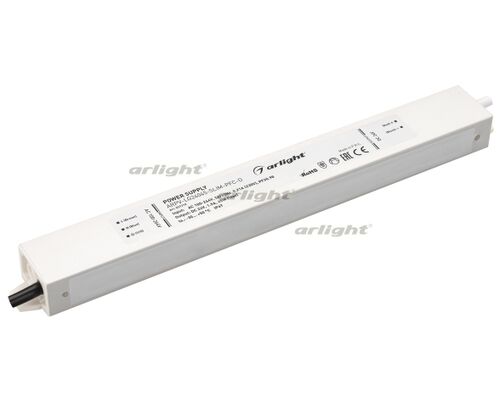 Блок питания ARPV-LG24045-SLIM-PFC-D (24V, 1.9A, 45W) (Arlight, IP67 Металл, 5 лет)