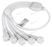 Коннектор питания ARD-CLASSIC-SYNC-RGB White (230V, 5 ports) (Ardecoled, Закрытый)