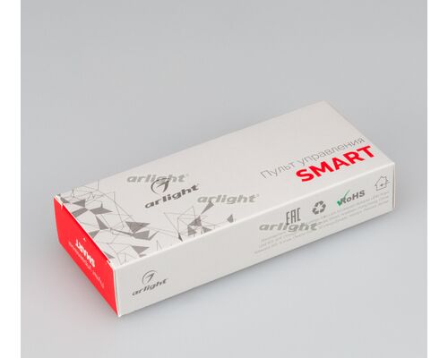 Пульт SMART-R24-DIM Black (1 зона, 2.4G) (Arlight, IP20 Пластик, 5 лет)