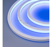Герметичная лента AQUA-5000S-TOP-2835-120-24V Blue (16.5х16.5mm, 10W, IP68) (Arlight, -)