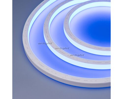 Герметичная лента AQUA-5000S-TOP-2835-120-24V Blue (16.5х16.5mm, 10W, IP68) (Arlight, -)