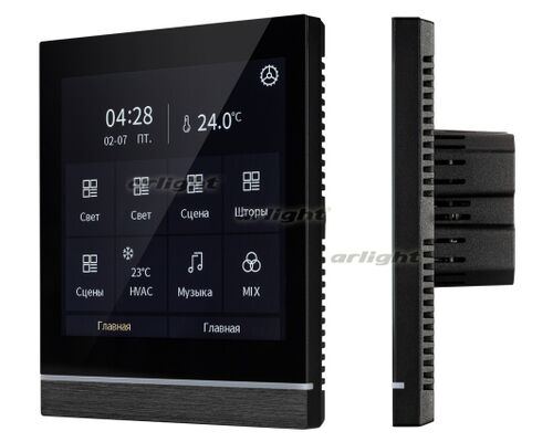 INTELLIGENT ARLIGHT Панель сенсорная KNX-113-40-MULTI-V4-IN (20-30V) (IARL, IP20 Пластик, 2 года)