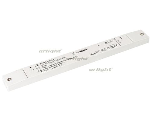 Блок питания ARV-SP-24060-LINEAR-PFC (24V, 2.5A, 60W) (Arlight, IP20 Пластик, 5 лет)