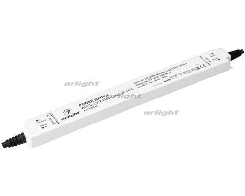 Блок питания ARPV-LV-24060-LINEAR-PFC (24V, 2.5A, 60W) (Arlight, IP66 Пластик, 3 года)