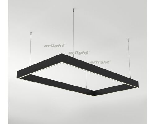 Светильник ALT-LINEAIR-RECTANGLE-FLAT-UPDOWN-DIM-1375x785-140W Day4000 (BK, 100 deg, 230V) (arlight, IP20 Металл, 3 года)