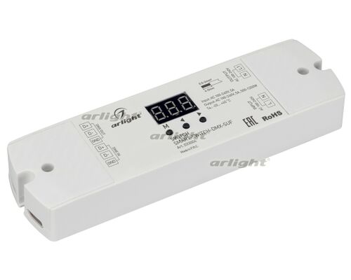 Выключатель SMART-SWITCH-DMX-SUF (230V, 5A) (Arlight, IP20 Пластик, 3 года)