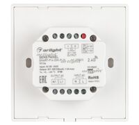 Панель SMART-P14-DIM-P-IN White (230V, 1.5A, 0/1-10V, Rotary, 2.4G) (Arlight, IP20 Пластик, 5 лет)