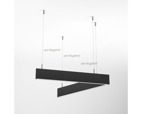 Светильник ALT-LINEAIR-ANGLE-60-FLAT-UPDOWN-DIM-1290x1115-85W Day4000 (BK, 100 deg, 230V) (arlight, IP20 Металл, 3 года)