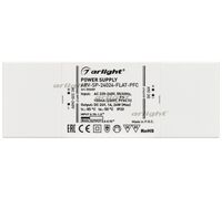 Блок питания ARV-SP-24024-FLAT-PFC (24V, 1A, 24W) (Arlight, IP20 Пластик, 5 лет)