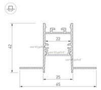 Профиль SL-COMFORT22-FANTOM-2000 ANOD (Arlight, Алюминий)